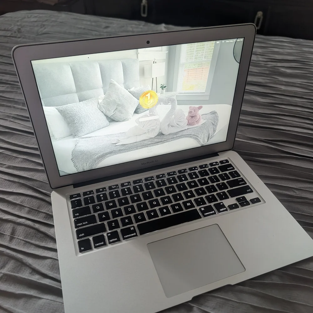 Apple Silver Laptop Sleek Design Powerful Performance